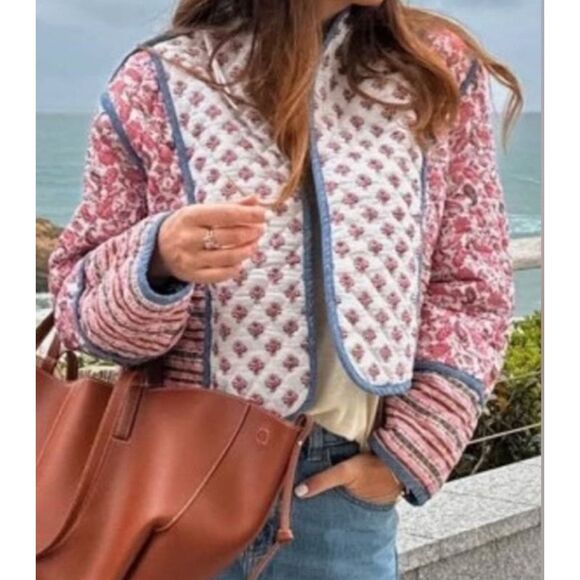 NWOT Sunday Up reversible quilted jacket, Med $98 - Picture 1 of 9